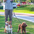 thumbnail image 2 of Djiypn 2 in 1 Durable Nylon Dog Leash with Padded Handle, 360° Swivel No Tangle Climbing Rope Removable Pet Traction Rope, 4.8Ft Lead for Puppy Dogs, Purple, 2 of 6