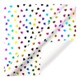 thumbnail image 1 of Foil Wrap Paper with Striped Patterns and Festive Birthday Lettering for Celebrations and, 1 of 6