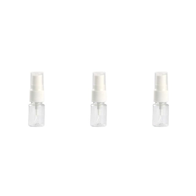 QualitChoice 80ml Portable Travel Transparent Plastic Perfume Empty Small Spray Bottle transparent 10ml 3Set