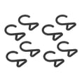 thumbnail image 4 of Crochet Tournant, Résistance à l'Usure 2 Crochets de Suspension en Forme de Roulement Solide 60 PCS pour le Diamètre Intérieur de la Verrière 2cm / 0,8 Po, Diamètre Intérieur 2,5cm / 1,0 Po, 4 of 8