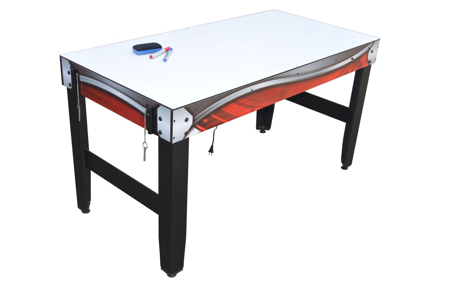 Scout 54-in 4-in-1 Multi-Game Table with Basketball, Air Hockey, Table Tennis, and Dry Erase Board