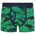 thumbnail image 1 of MIASHUI Boxeurs Garçon en Coton Motif Caleçon Boxeur sous-Vêtements, Vert, 4-5 Ans, 1 of 2