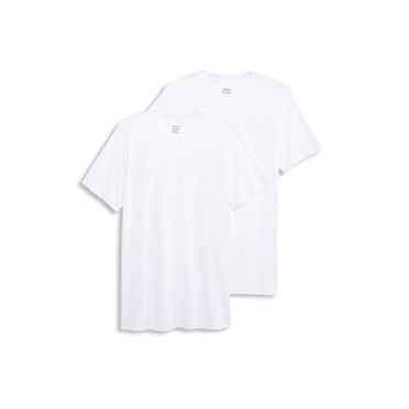 Jockey Men's Made in America 100% Cotton Crew Neck Undershirt - 2 Pack