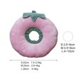 thumbnail image 4 of MesaSe Cat Recovery Collar  Cute Cat Donut Collar  Soft Cone Collars for Cat  Wound Healing Protective Cone After Surgery Elizabethan Collars for Kitten Pets, 4 of 4