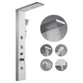 thumbnail image 1 of VEVOR Shower Panel Tower System Stainless Steel Column Rainfall Head Massage Jet 5Mode, 1 of 9