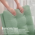 thumbnail image 3 of Modern High-Back Nursing Glider with Adjustable Footrest & Side Pockets - Upholstered Rocking Chair for Living Room & Bedroom,Light Green, 3 of 8