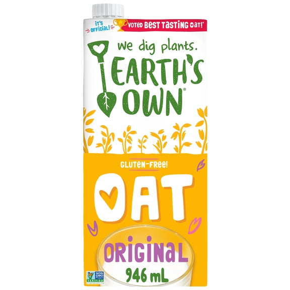 Earth's Own Sans gluten, Boisson à l’avoine Originale, 946 ml