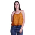 thumbnail image 1 of Moomaya Printed Womens Spaghetti Strap Crop Top Cami Summer Tops, 1 of 5