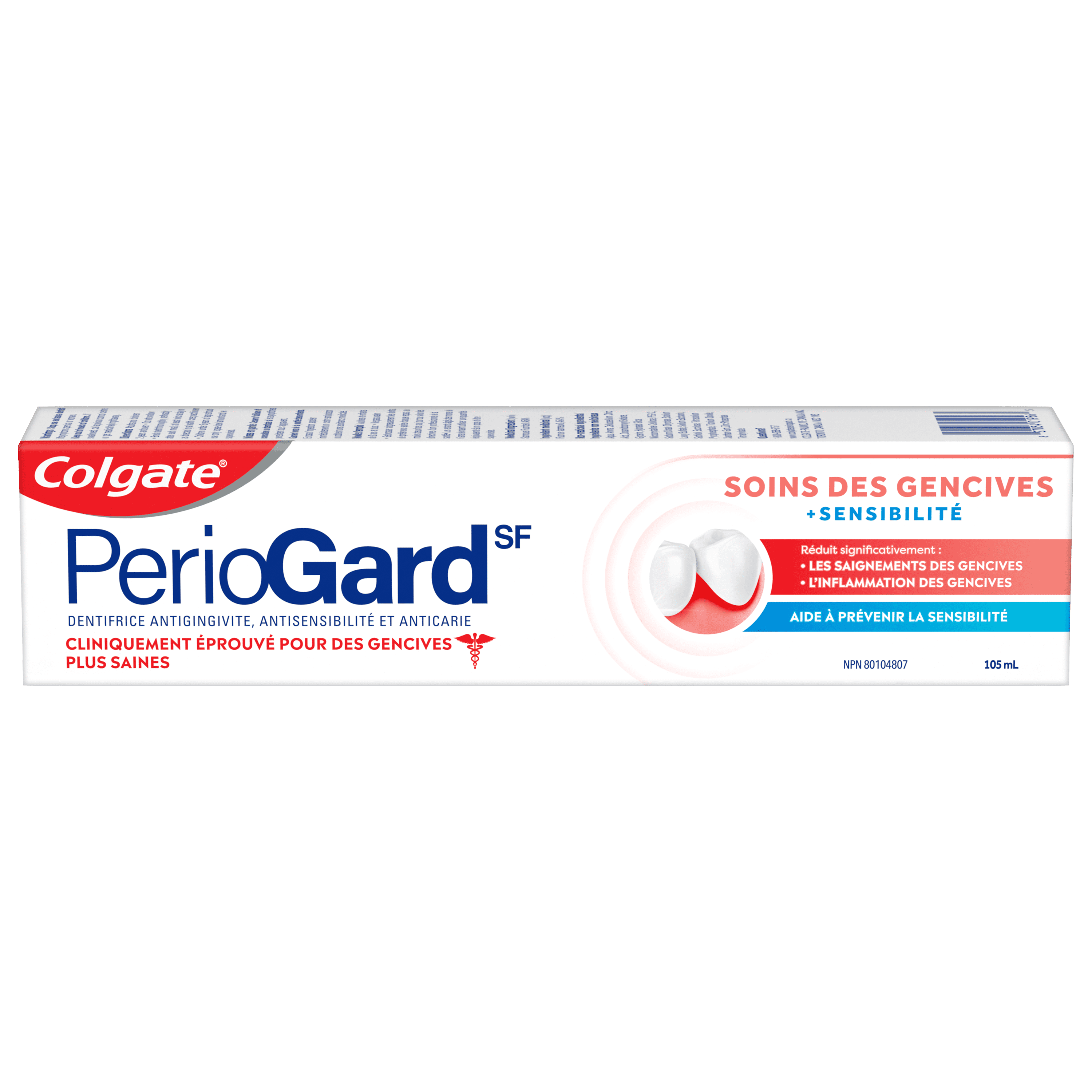 Colgate PerioGard SF Gum Care Dentifrice Sensible, 70 ml