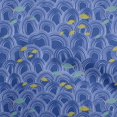 thumbnail image 1 of oneOone Tissu Jersey Coton Bleu Matériel de Robe de Mer Tissu Imprimé Tissu au Mètre 58 Pouces de Large, 1 of 4