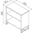 thumbnail image 3 of Bush Business Furniture Method by Kathy Ireland Bookcase Cabinet in Cocoa, 3 of 3