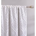 thumbnail image 3 of Swift Home Jacquard Clip Rod Pocket Single Window Panel, 3 of 3