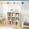 thumbnail image 4 of Costway 9-Cube Kids Toy Storage Organizer Wooden Children's Bookcase Display Bookshelf, 4 of 10