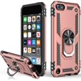 thumbnail image 1 of [PST] iPod Touch 5 / 6 / 7 Kickstand Rotating Ring Case, Heavy Duty Drop Protection Hybrid Shock Absorption Rugged Hard Phone Case Cover with Ring Stand Fits Magnetic Car Mount, 1 of 2