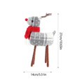 thumbnail image 3 of Christmas Reindeer Tabletop Decor, Christmas Decoration - Christmas Deer Festival Mood Decoration Desktop Christmas Tree Decoration Scene Decoration Props Home Decoration Deer Doll Gift, 3 of 6