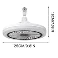 thumbnail image 3 of Kadlawus Smart Remote Control Ceiling Fan Light, E27 Base Integrated Fan and LED Lighting, Adjustable Brightness and Wind Speed for Bedroom, Living Room, Study, 3 of 6