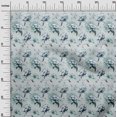 thumbnail image 2 of oneOone Polyester Spandex Sky Blue Fabric Florals Craft Projects Decor Fabric Printed By The Yard 56 Inch Wide-4TS, 2 of 4
