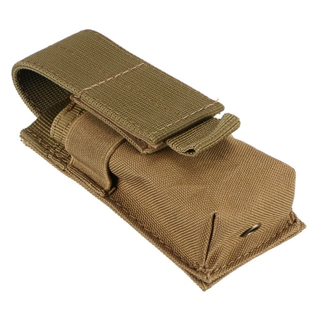 CHUANK Multifunctional Durable Single Sheath Tactical Molle Flashlight Holder Belt Holster Carry Case