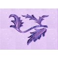 thumbnail image 1 of Ahgly Company Tapis Rectangulaire Lavable en Machine Intérieur Transitionnel Violet, 5 Pieds x 8 Pieds, 1 of 7