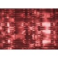 thumbnail image 1 of Ahgly Company Tapis d'Intérieur Rectangulaire Transitionnel Lavable à la Machine, Rouge Pamplemousse, 5 Pieds x 8 Pieds, 1 of 7