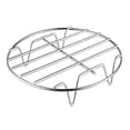 thumbnail image 2 of 10Pcs Air Fryer Accessory Kit Frying Baking Pan Rack Pizza Tray Pot Metal Holder Bread Bracket Cupcake Mould Set for 3.2QT-5.8QT Air Fryer, 2 of 7