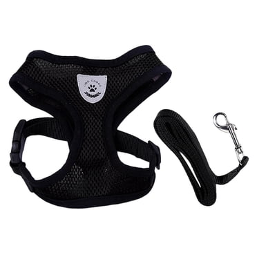 Breathable Fabric Pet Dog Training Harness Puppy Traction Rope Leash
