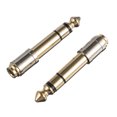 thumbnail image 4 of 2pcs 6.35mm to 3.5mm Audio Adapter Pure Copper Connector for Headphone Amplifier, 4 of 7