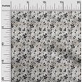 thumbnail image 2 of oneOone Cotton Silk Black Fabric Floral & Greenery Sewing Craft Projects Fabric Prints By Yard 42 Inch Wide-F6, 2 of 5