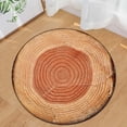 thumbnail image 1 of Tapis de Sol Rond à Grain de Bois pour la Maison, Tapis de Sol pour Enfants, Yoga, Revêtement de Pièce Rond, 1 of 1