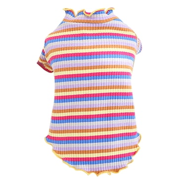 2025 Dog Puppy Pajamas Winter Pet Jackets for Dogs T-Shirt Shirt Clothes Cat Medium Size Dog Clothes Pet Rainbow Cute Vest Dog Sweater Large Size Dog Pet Clothes
