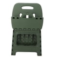 thumbnail image 2 of Folding Step Stool, Lightweight PP Plastic Foldable Step Stool with Backrest, Holds Up to 300 Lbs, Opens Easy with One Flip, Collapsible Stool for Kitchen, Bathroom & Living Room, 2 of 7