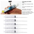 thumbnail image 4 of Cartridge Ink Refill Tool, 5 Syringe Inkjet Printer Cartridge Ink Refill Tool PP Stainless Steel 20ml Reusable  for Office, 4 of 7