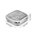 thumbnail image 3 of Vitamin Organizer Vitamin Dispenser Supplement Organizer Portable Vitamin Sorter Large Size 4 Compartment Container Suitable For Outdoor Traveling, 3 of 7