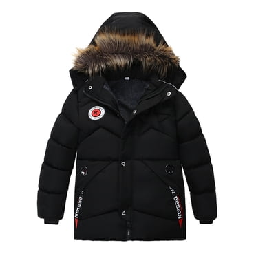 TBWNWG Manteau et Veste pour Garçons Manteau d'Hiver pour Enfants Vêtements d'Extérieur à Capuche à la Mode pour Enfants Vêtements Chauds Vêtements d'Extérieur pour Garçons, Tailles 3 Ans