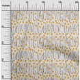 thumbnail image 2 of oneOone Cotton Flex Yellow Fabric Abstract Floral Sewing Craft Projects Fabric Prints By Yard 40 Inch Wide, 2 of 5
