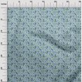 thumbnail image 3 of oneOone Polyester Spandex Light Blue Fabric Asian Suzani Craft Projects Decor Fabric Printed By The Yard 56 Inch Wide, 3 of 5