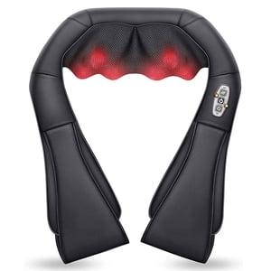 Comfier Shiatsu Épaule & Massager cou avec chaleur, 4D Cadeaux masseurs pour hommes/femmes