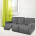 thumbnail image 4 of Stretch Recliner Sofa Covers Washable Soft for Cushion Couch Pets Dark Gray, 4 of 8