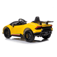 thumbnail image 4 of KidsVIP 12V Lamborghini Huracan 4x4 Ride-On Car W/ Rubber Wheels, Bluetooth Music & Remote, 4 of 7