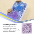 thumbnail image 4 of Relayinert 1 Pack Lafite Paper Raffia Filler Colorful Shredded Box Packaging Decoration Practical Wedding Party Easter New Year Purple to gray, 4 of 7