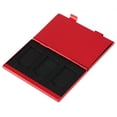 thumbnail image 4 of Portable Aluminum for 6pcs SD Memory Cards Storage Box Case Holder Protector Easy Carry, 4 of 11