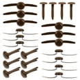 thumbnail image 2 of 200Pcs Mini Brads Handmade Metal Brads Solid Color Brads for Scrapbooking DIY Craft, 2 of 5