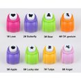 thumbnail image 4 of MasteelfCA Mini Paper Punch Handmade DIY Handmade Paper Hole Puncher Scrapbooking Craft Punch Machine For Festival Papers and Greeting (Apple), 4 of 4