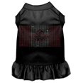 thumbnail image 1 of Rhinestone Canadian Flag Dress Black Xxl (18), 1 of 1