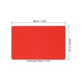 thumbnail image 2 of Unique Bargains 0.8mm Metal Business Cards Blank Name Card Laser Engraving Anodized Aluminum, Red 6 Pack, 2 of 6