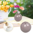 thumbnail image 1 of EARKITY Vase Famille de Fleurs Vase Décoratif Vase Rond Arrangement Ornement, 1 of 3