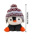 thumbnail image 3 of TIELUTT Mignonne Popova Jouet Compagnon de Table Poupée Poupée Pingouin Panda Piglet Poupée Petite Poupée Ornements, 3 of 4