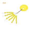 thumbnail image 4 of Unique Bargains 2.5mm/0.1' Fishing Rubber Bobber Beads Stoppers, 450 Pieces 30 in 1 Float Sinker Stops Oval Shape, Yellow, 4 of 6