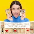 thumbnail image 3 of Customized Valentines Day Gifts for Kids Holiday Greeting Cards Name Photo Texts A3J2, 3 of 8