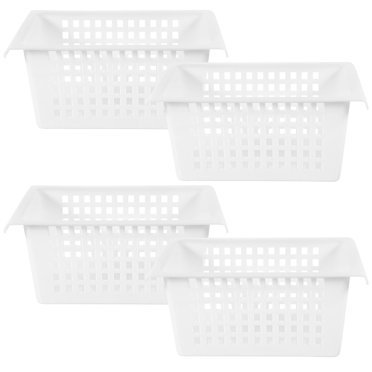 4pcs Kitchen Under Sink Storage Basket Bathroom Organizer Wardrobe Organizing Basket